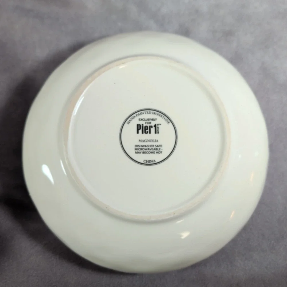 Set of 2 Pier 1 Magnolia Large Salad / Pasta Bowls – 8